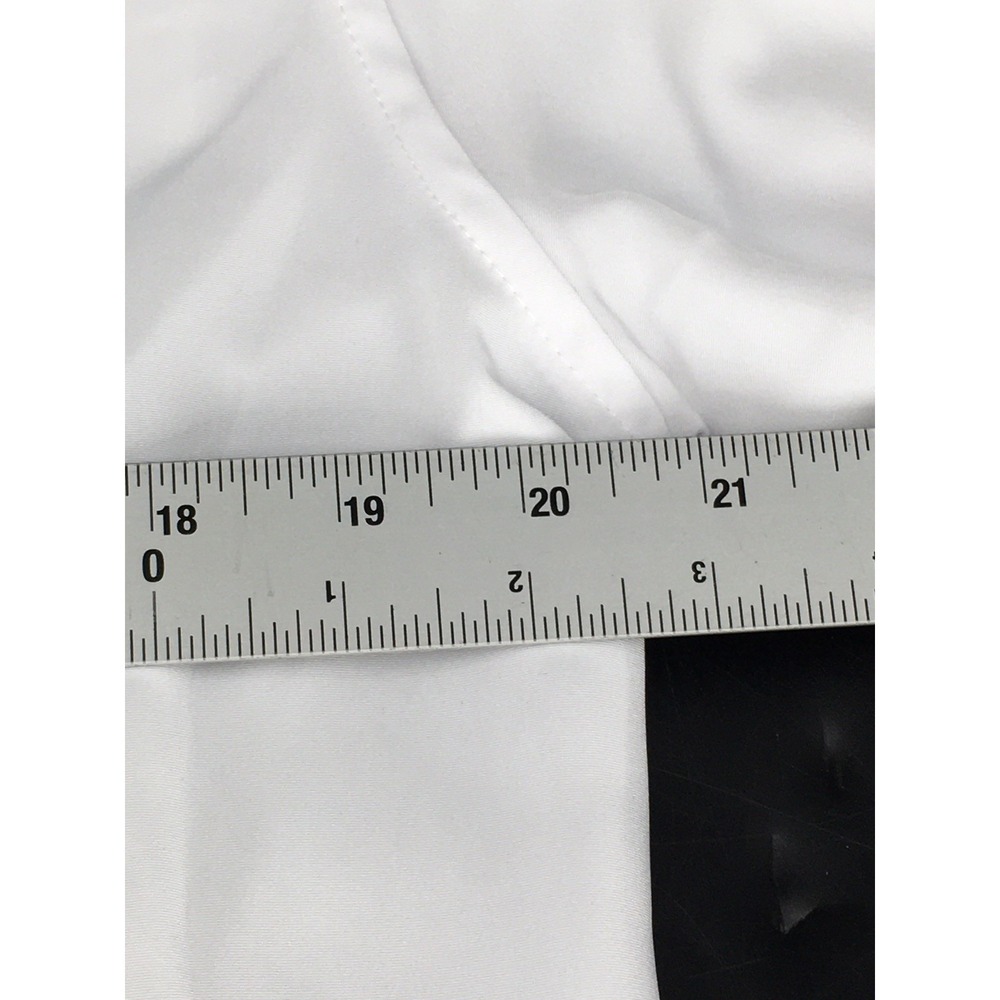 Vintage Lavana Western Shirt Pearl Snap‎ Microfiber Large USA Made White - Picture 3 of 6